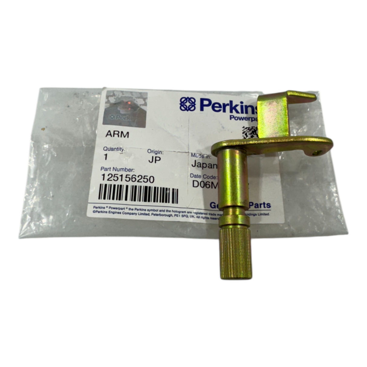 125156250 Rocker Arm For Perkins 404C-22 Diesel Engines - Delta Diesel Parts