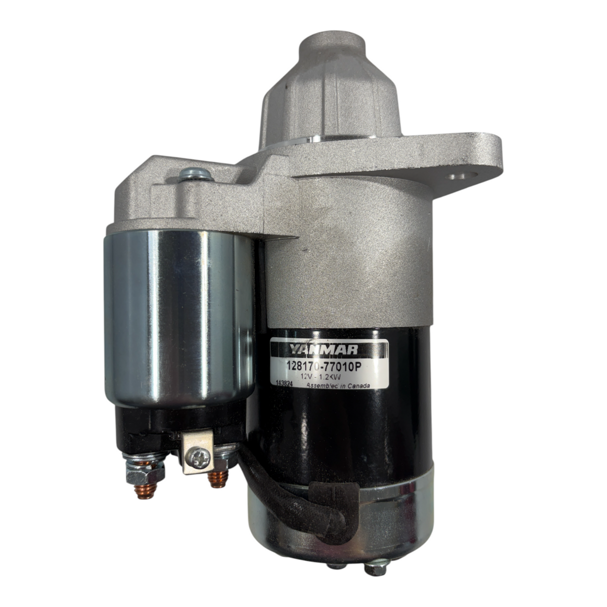 128170-77010P Starter For Yanmar 2GM20F And 3GM30F Diesel Engines - Delta Diesel Parts