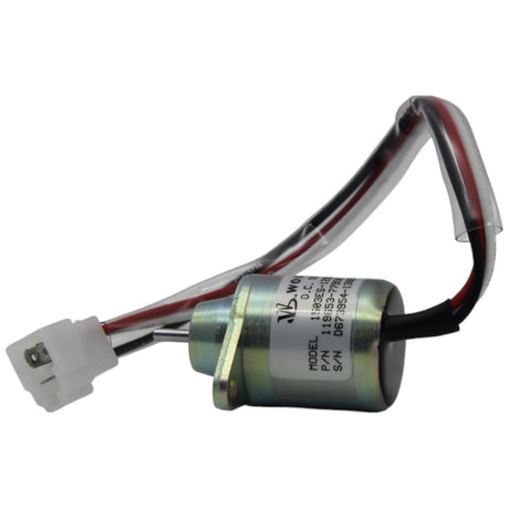 119653-77950 Stop Solenoid For Yanmar 3TNE78 Diesel Engines -  Delta Diesel Parts 