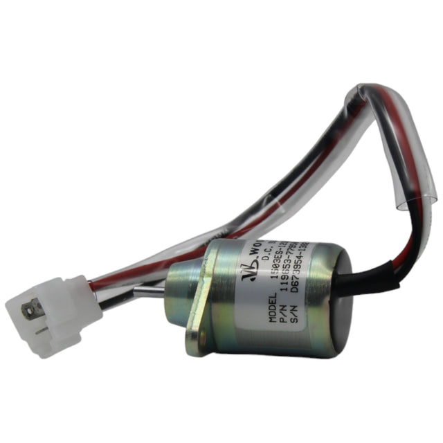 119653-77950 Stop Solenoid For Yanmar 3TNE78 Diesel Engines -  Delta Diesel Parts 