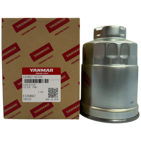 121857-55710 Fuel Filter For Yanmar 4JH45 And 4JH57CR Diesel Engines -  Delta Diesel Parts 