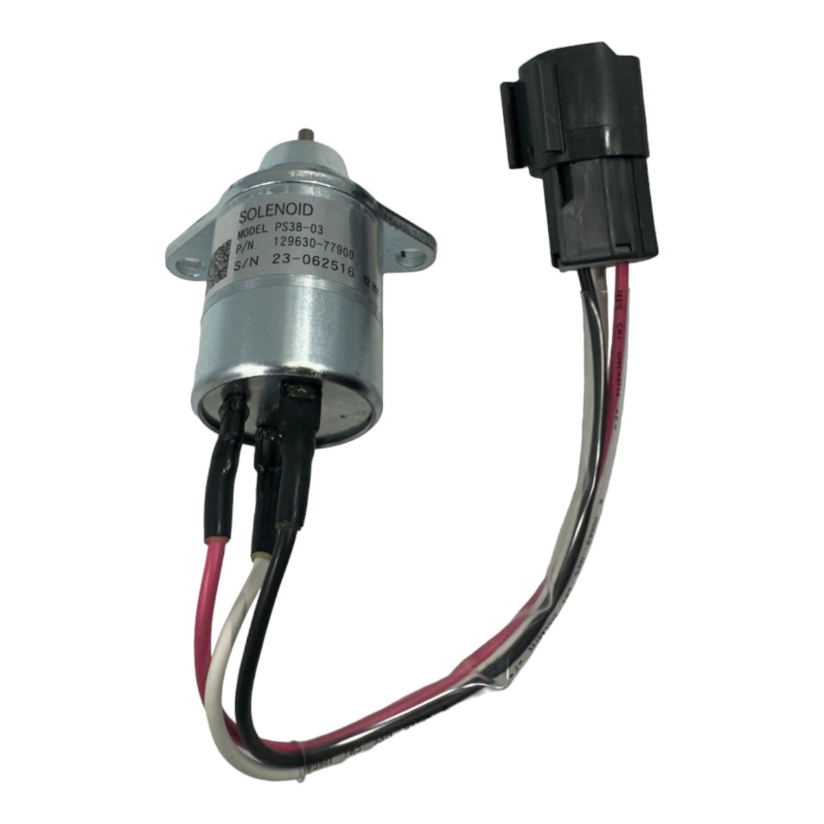 129630-77900 Stop Solenoid For Yanmar 3TNV88 Diesel Engines -  Delta Diesel Parts 