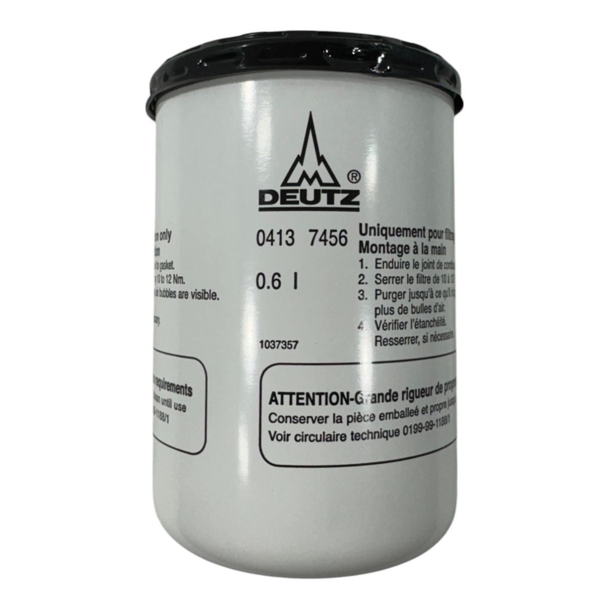 4137456 Spin On Fuel Filter For Deutz TCD2.9 Diesel Engines Genuine
