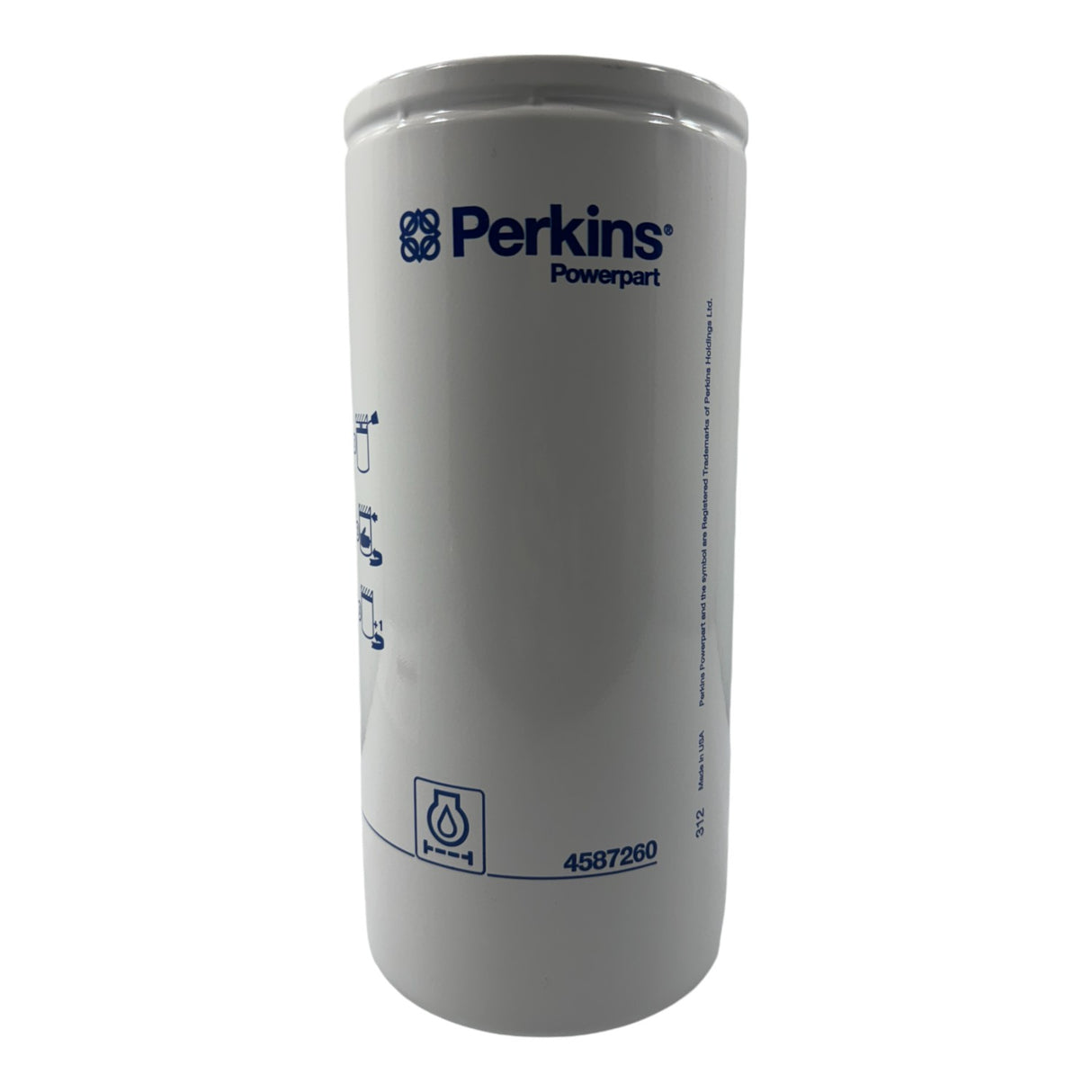 Spin-On High Efficiency Oil Filter For Perkins Diesel Engines
