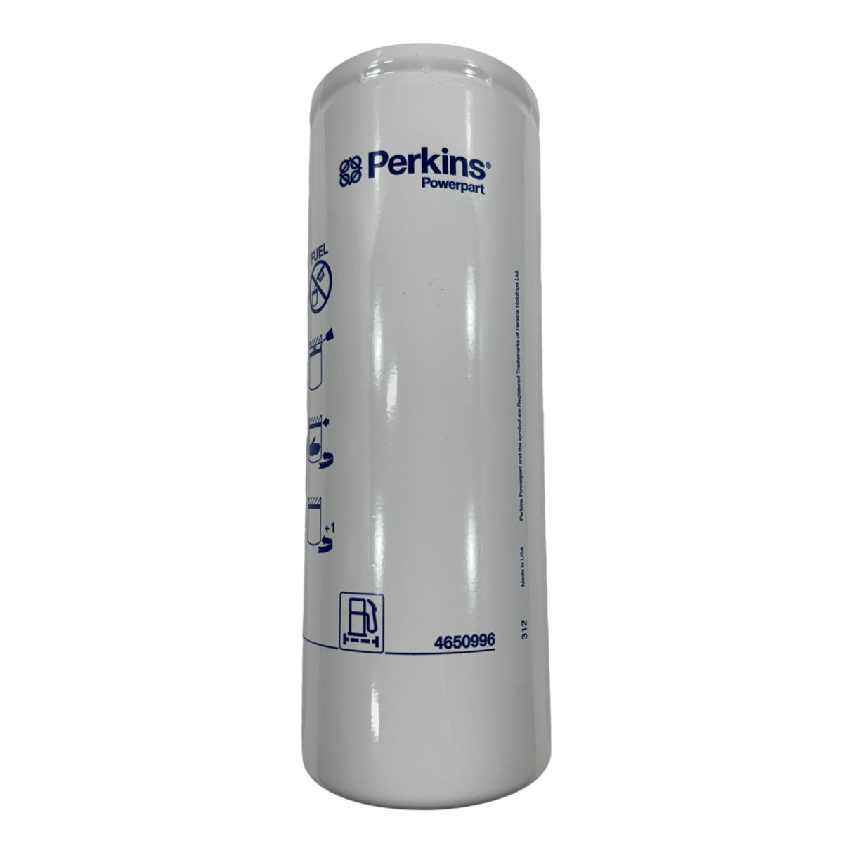 Spin-On High Efficiency Fuel Filter for Perkins 1100 and 2506J-E15TA engines