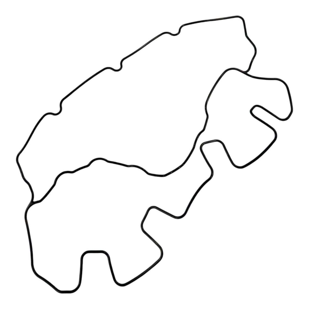 Gasket for Perkins 404-22, 404C-22, and 404D-22 engines