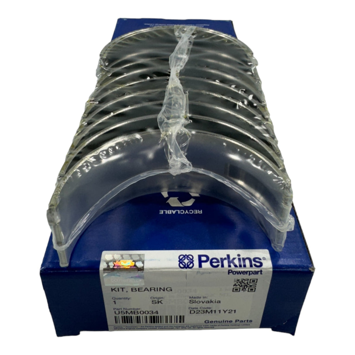 U5MB0034 Main Bearing Kit For Perkins T4.236 Diesel Engines -  Delta Diesel Parts 