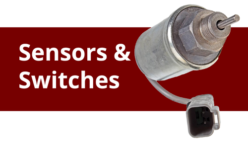 Sensors & switches with an image of a Fuel Stop Shutoff Solenoid Valve.